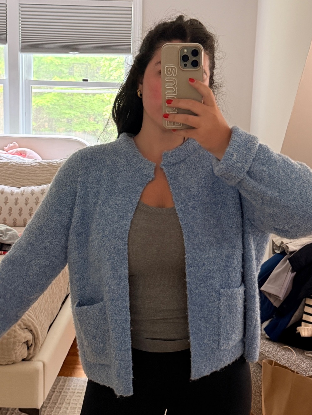 Jcrew Open Front Sweater Cardigan